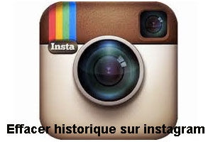 Effacer historique de recherche sur instagram