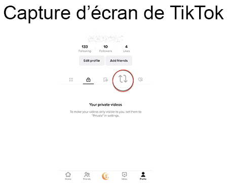 Retirer une vidéo republiée sur TikTok