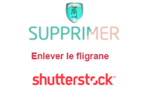 Enlever le filigrane Shutterstock